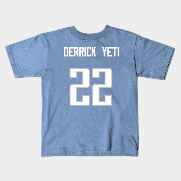 Derrick Yeti Kids T-Shirt by Aussie NFL Fantasy Show